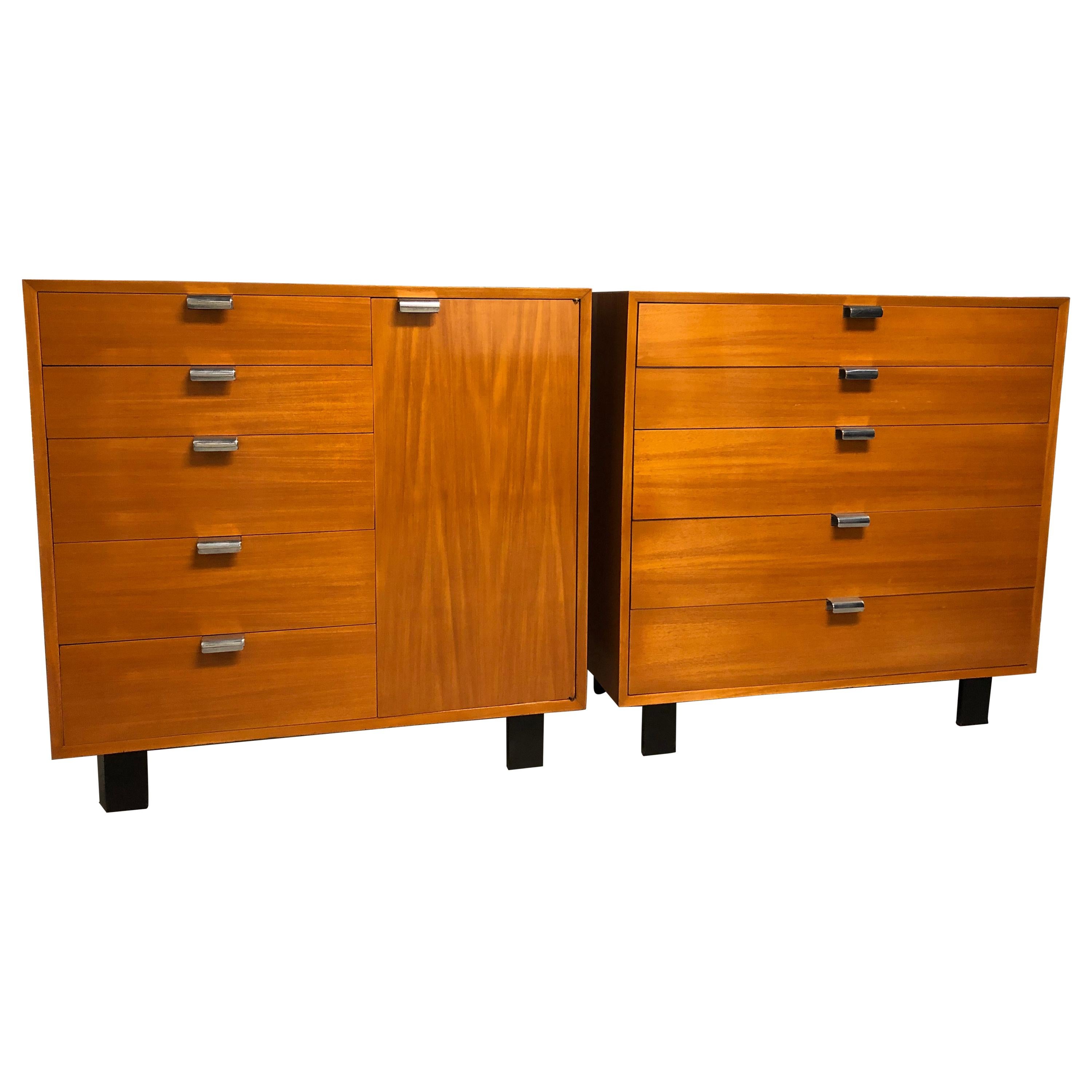 Pair of George Nelson for Herman Miller Bureau /Cabinets For Sale