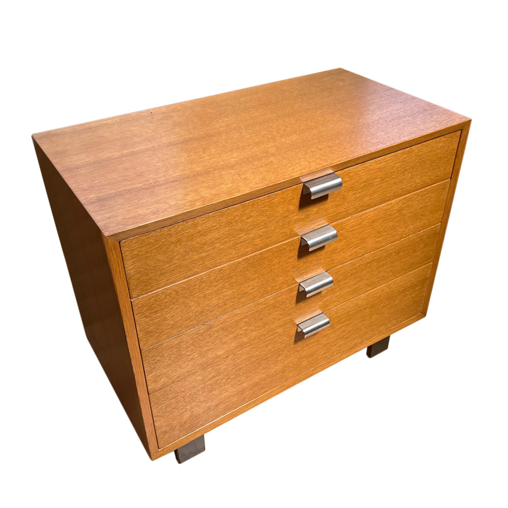 Mid-Century Modern Pair of George Nelson for Herman Miller Chest of Drawers For Sale