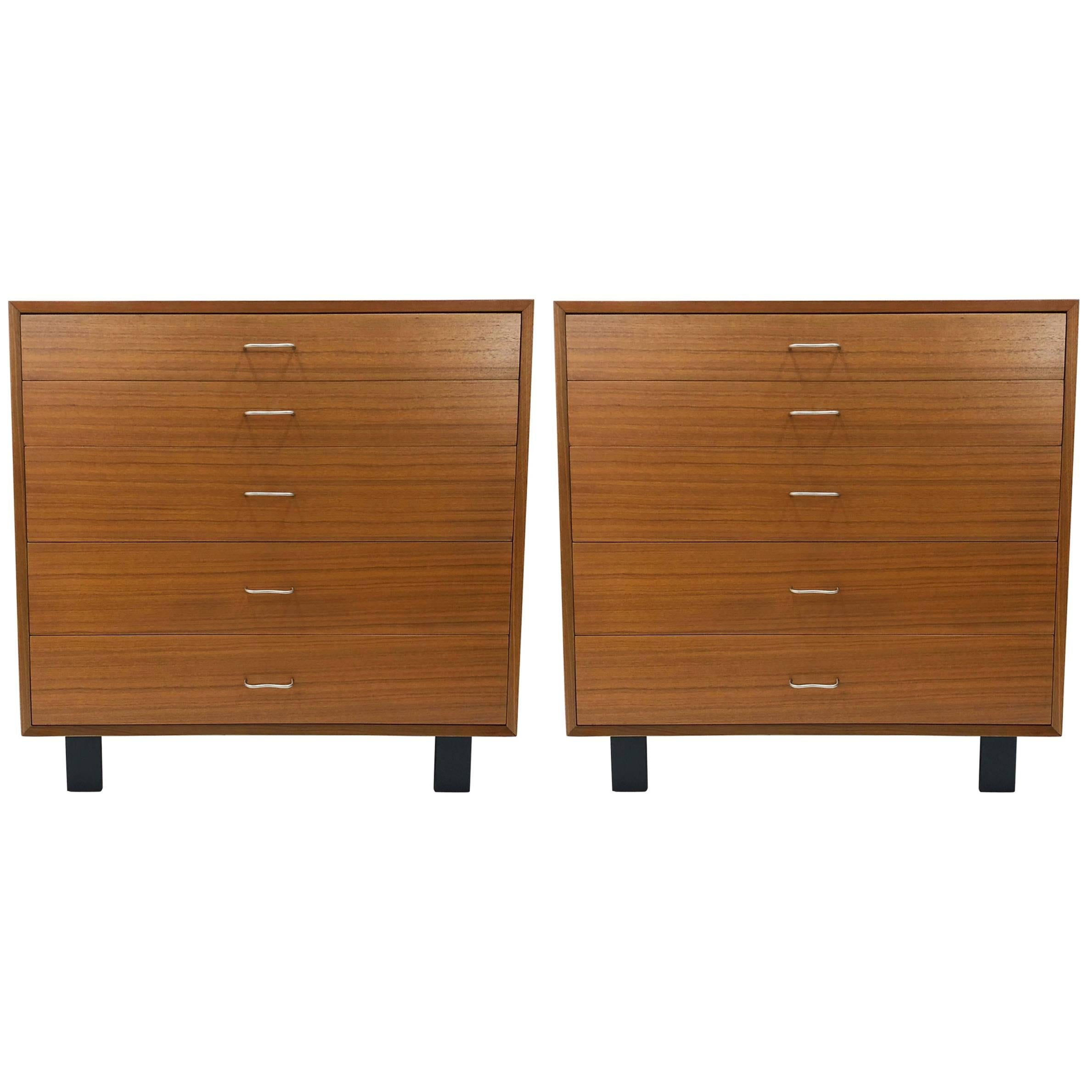Pair of George Nelson for Herman Miller Model 4620 "Primavera" Dressers For Sale