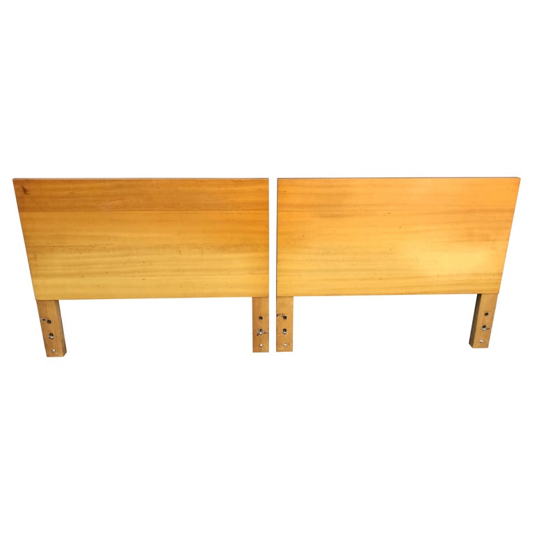 Pair of Nelson for Herman Miller Twin Headboards, Primavera