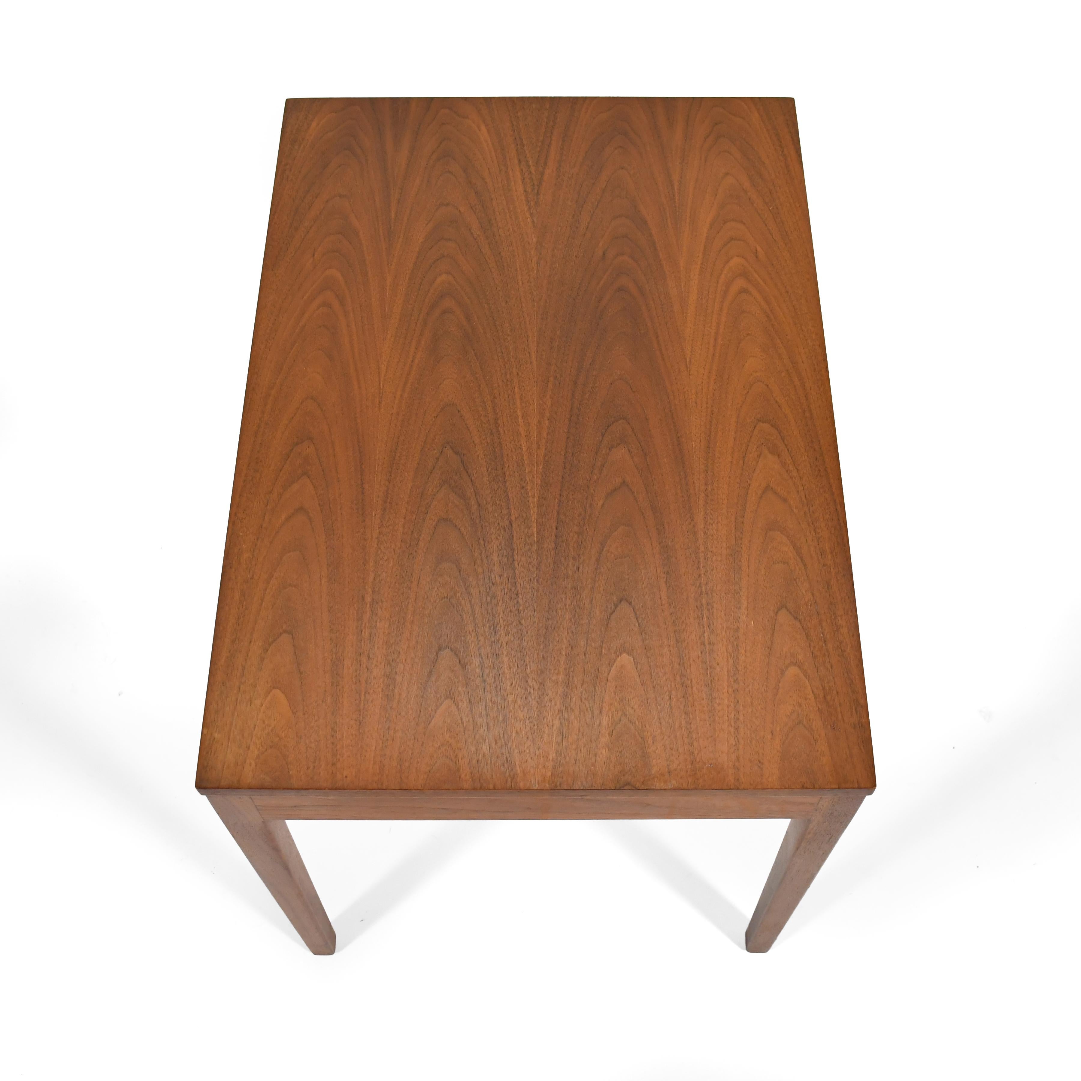 Pair of George Nelson Walnut Side Tables by Herman Miller 1