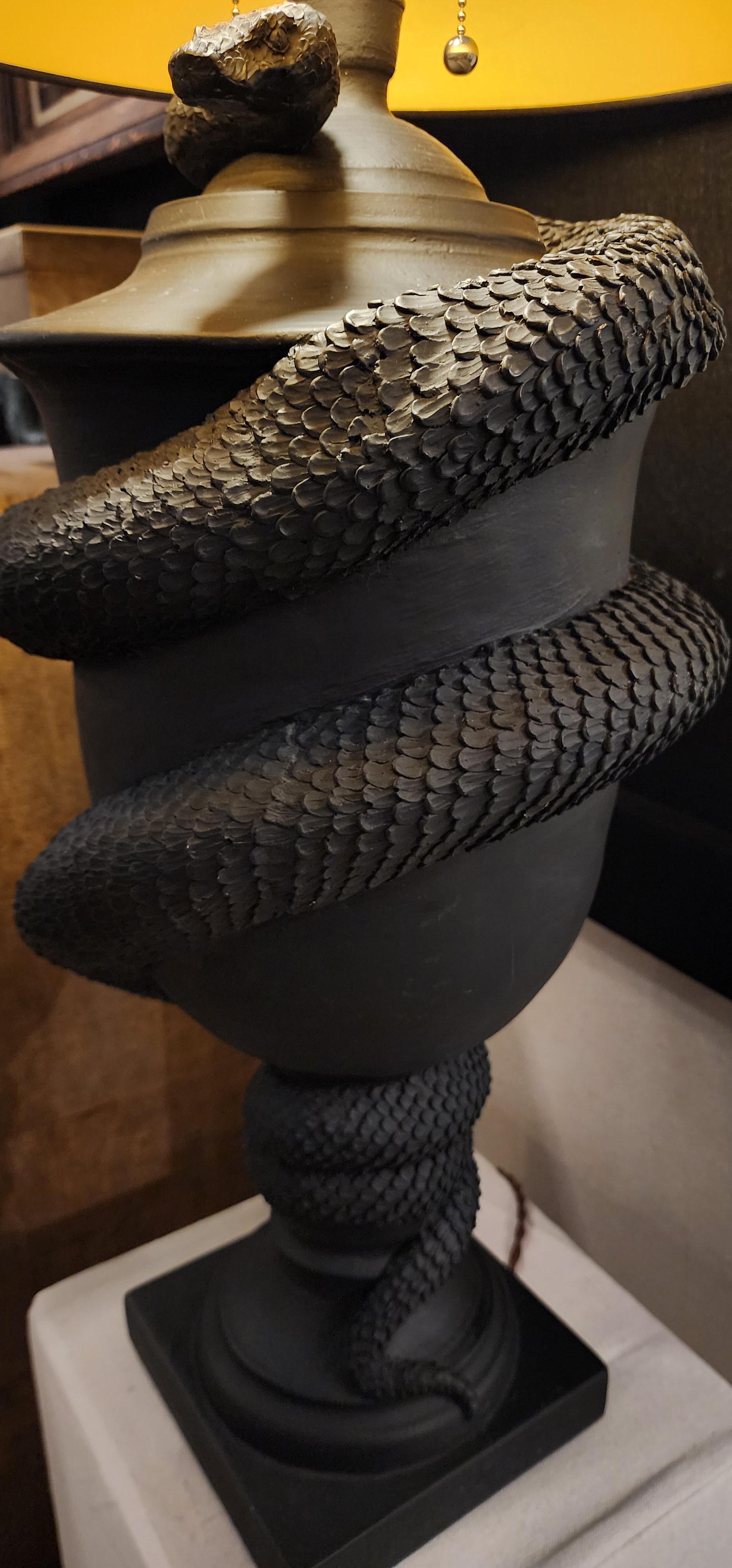 Pareja de lámparas serpiente George Sellers Estadounidense en venta