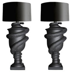 Paar Schlangenlampen von George Sellers