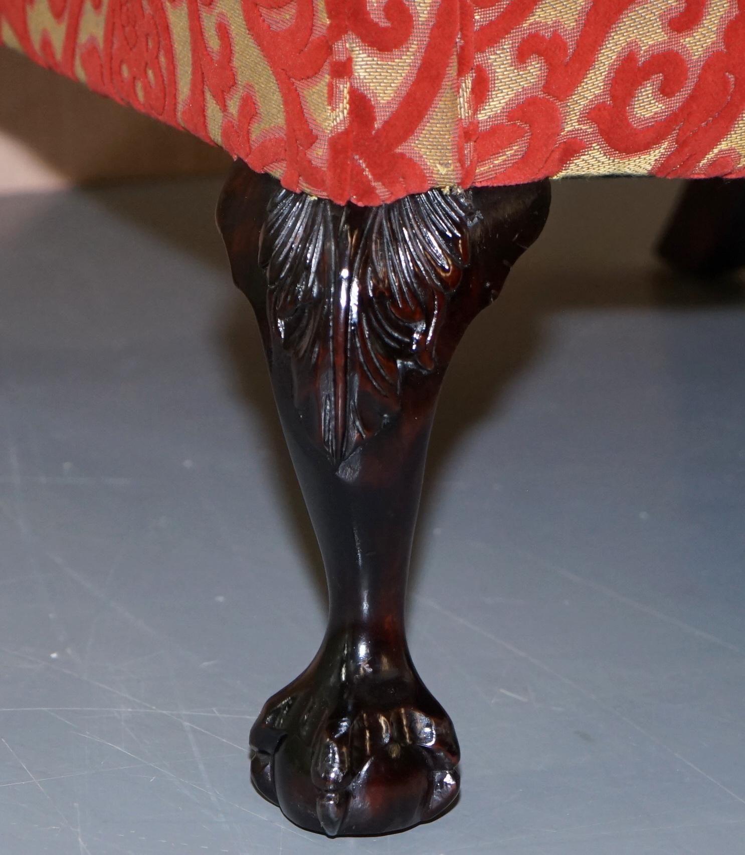Ein Paar George Smith Chelsea Large Wingback Armchairs Claw and Ball Feet (21. Jahrhundert und zeitgenössisch) im Angebot