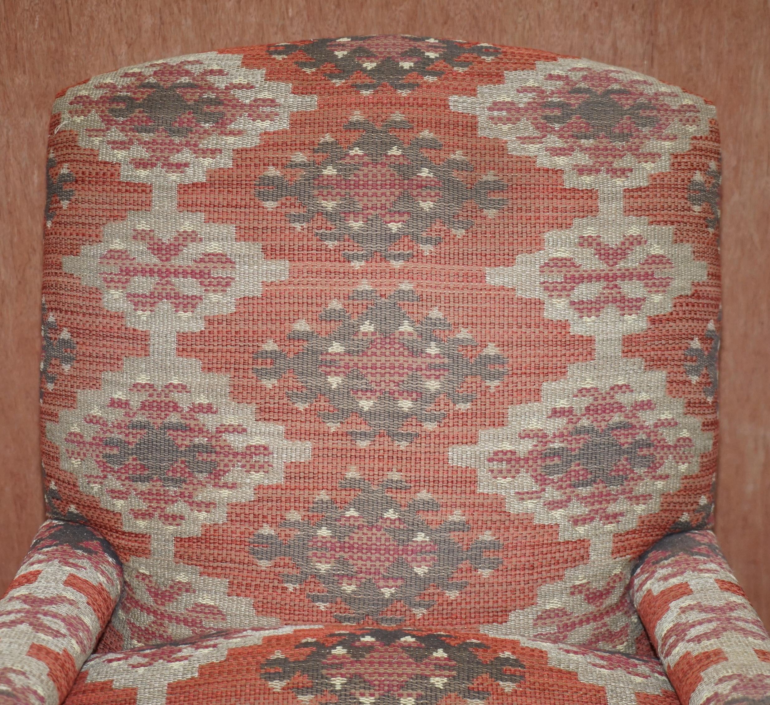 kilim upholstered chair