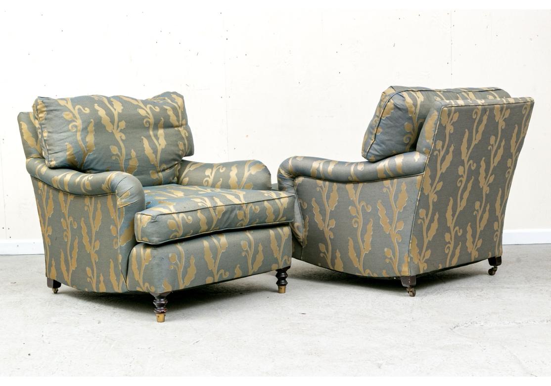 Paar George Smith Signature Loungesessel für die Restaurierung (#1) (Hollywood Regency) im Angebot