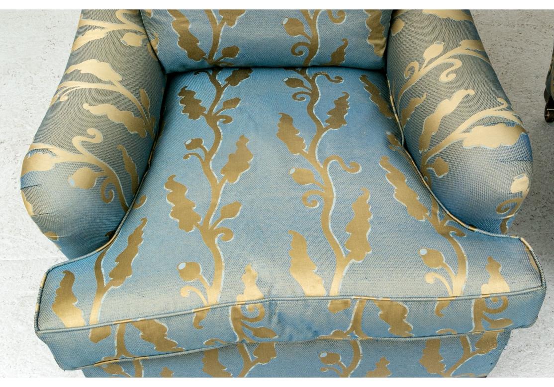 Pair Of George Smith Signature Lounge Chairs For Restoration (#2) 4