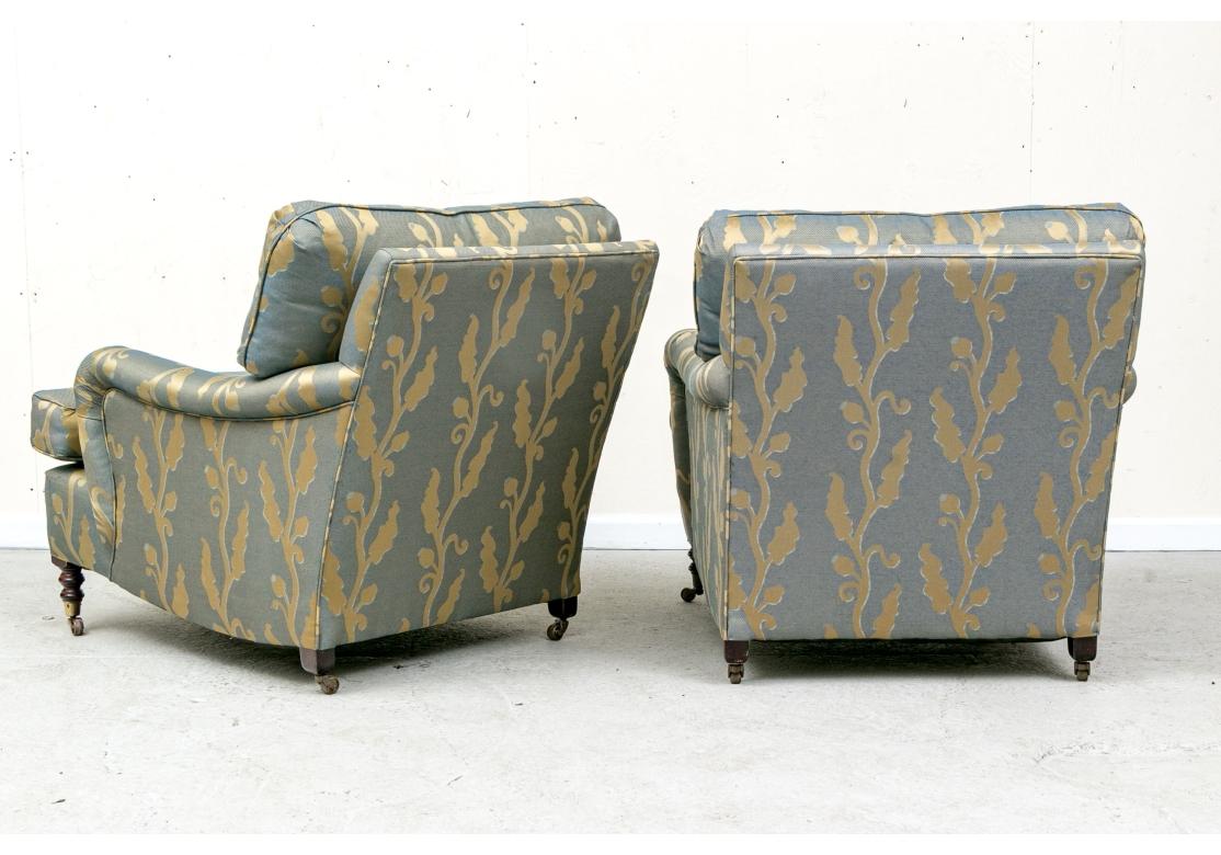 Pair Of George Smith Signature Lounge Chairs For Restoration (#2) 1