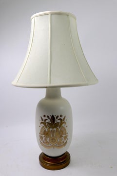 Paire de lampes à décor or Georges Briard