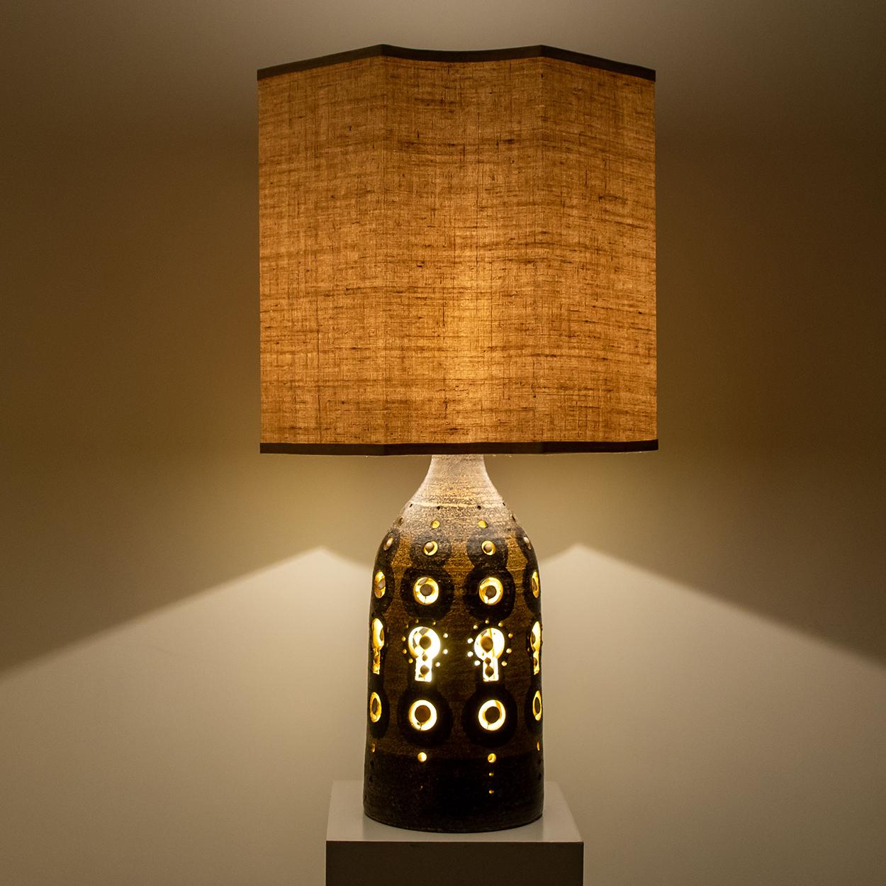Pair of Georges Pelletier Table Lamps, circa 1970, France 8