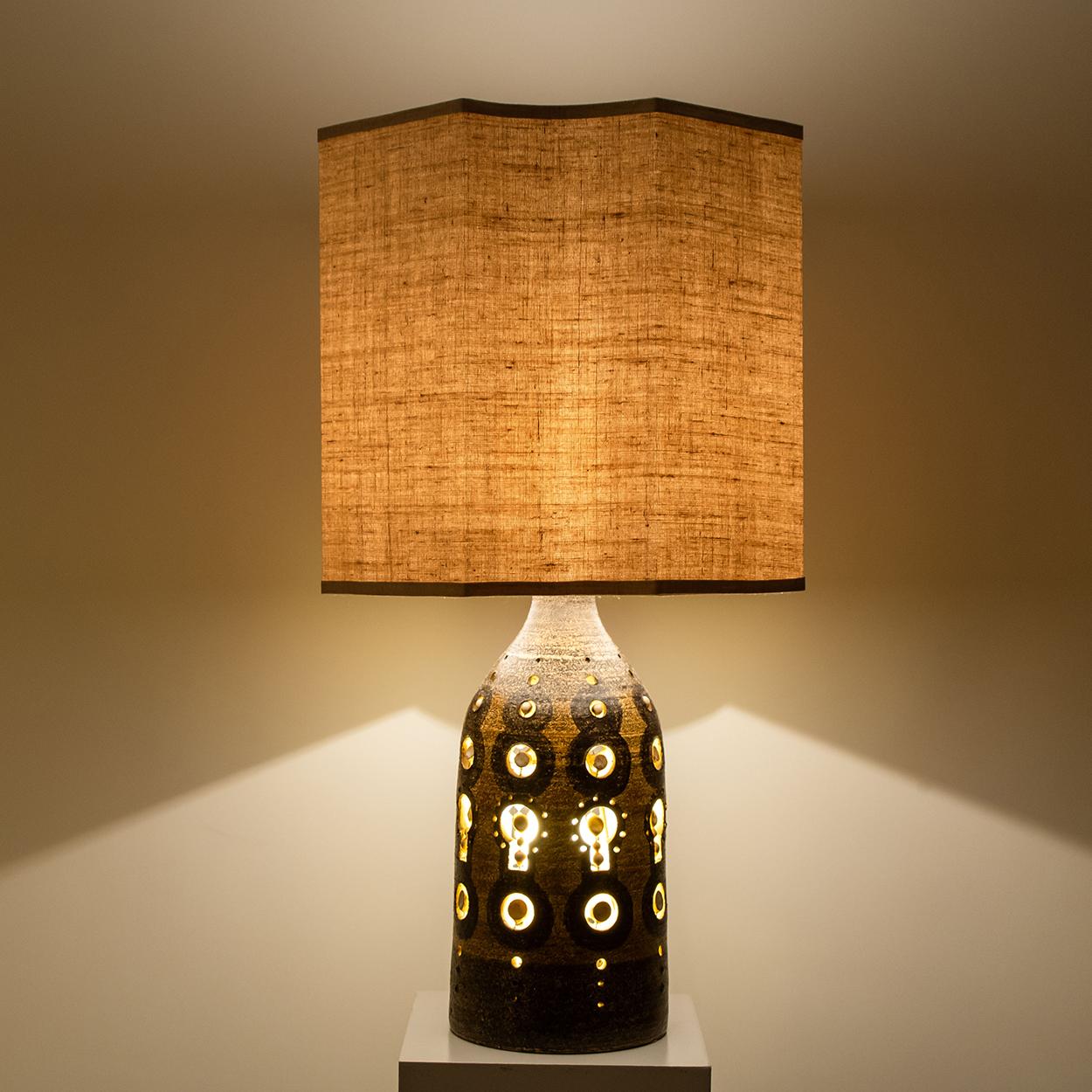 Pair of Georges Pelletier Table Lamps, circa 1970, France 1