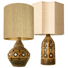 Pair of Georges Pelletier Table Lamps, circa 1970, France
