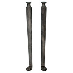 Pair of Georgian Carved Slate Freestanding Legs