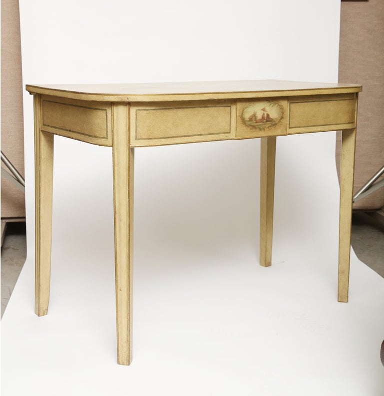 Pair Of Faux Painted Console Tables For Sale At 1stdibs