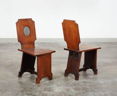 Pair of Georgian Hall Chairs