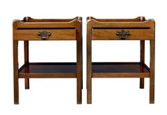 Pair of Georgian influenced bedside tables
