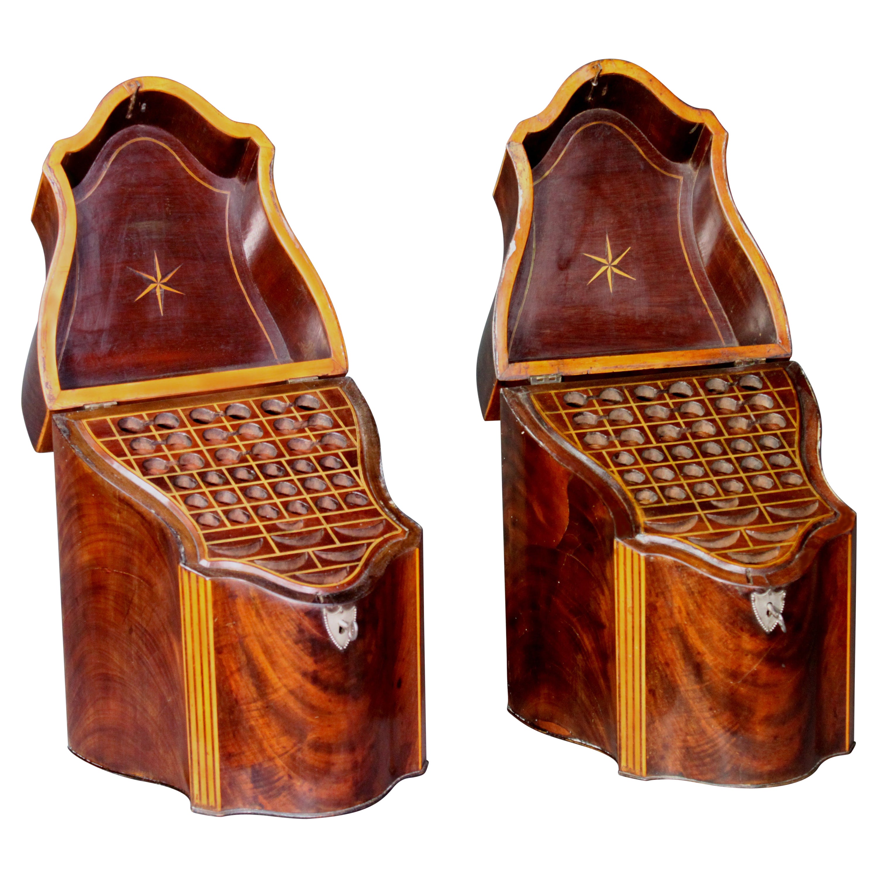 Pair of Georgian Knife Boxes