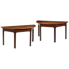Pair of Georgian Mahogany Console Tables