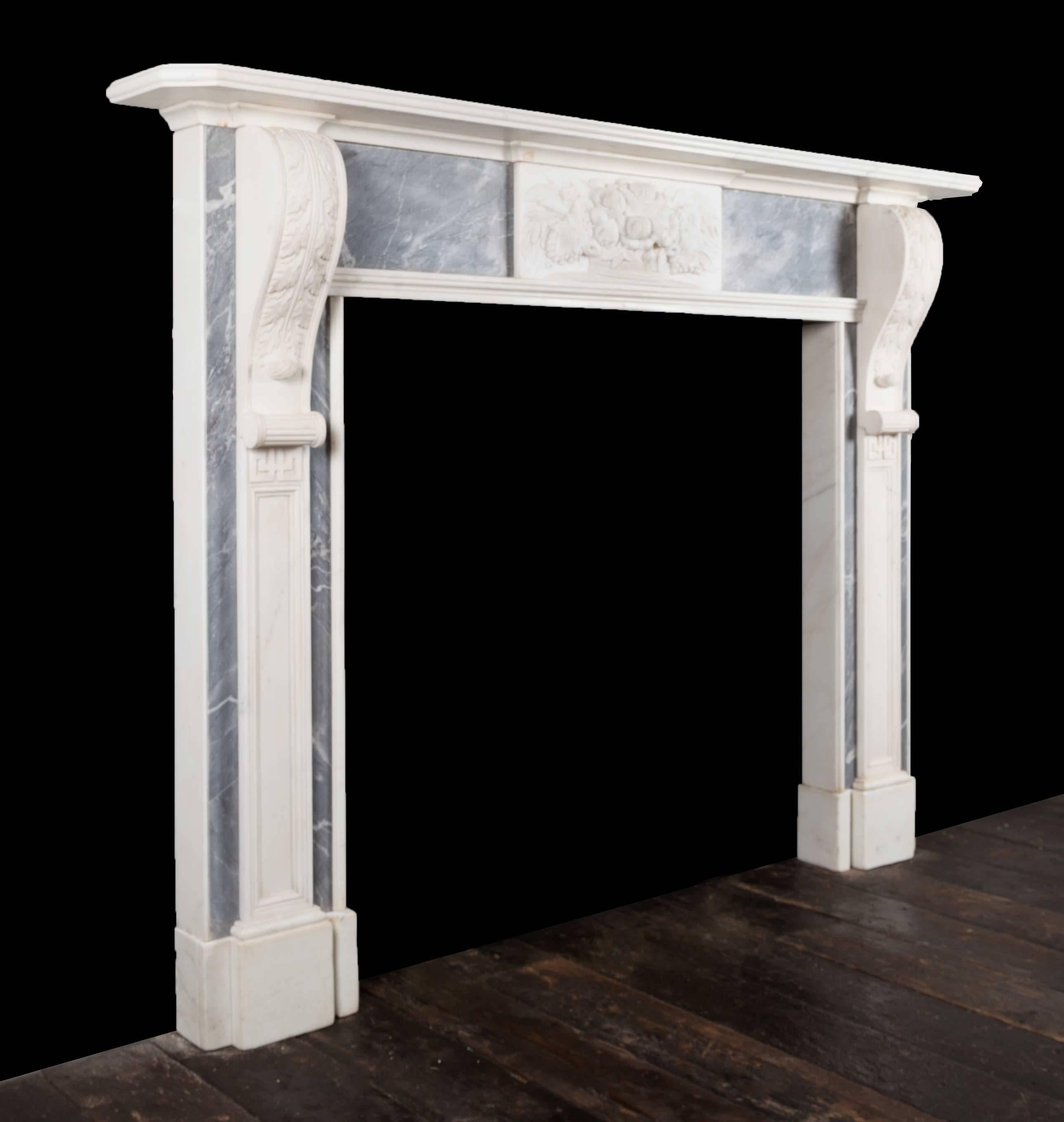 Pair of Georgian Marble Fireplaces In Good Condition For Sale In Tyrone, Northern Ireland