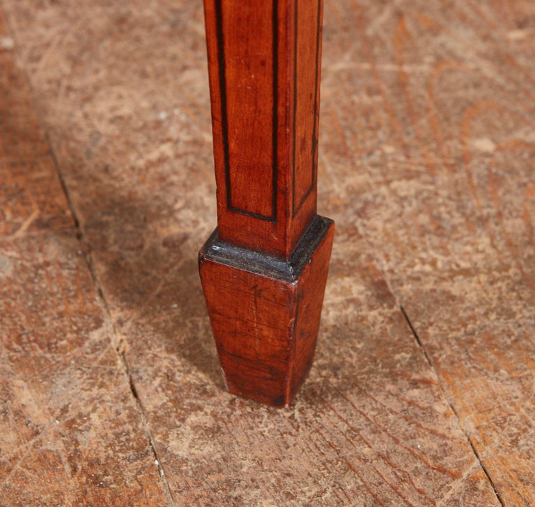 Pair of Painted Satinwood Card Tables For Sale at 1stDibs