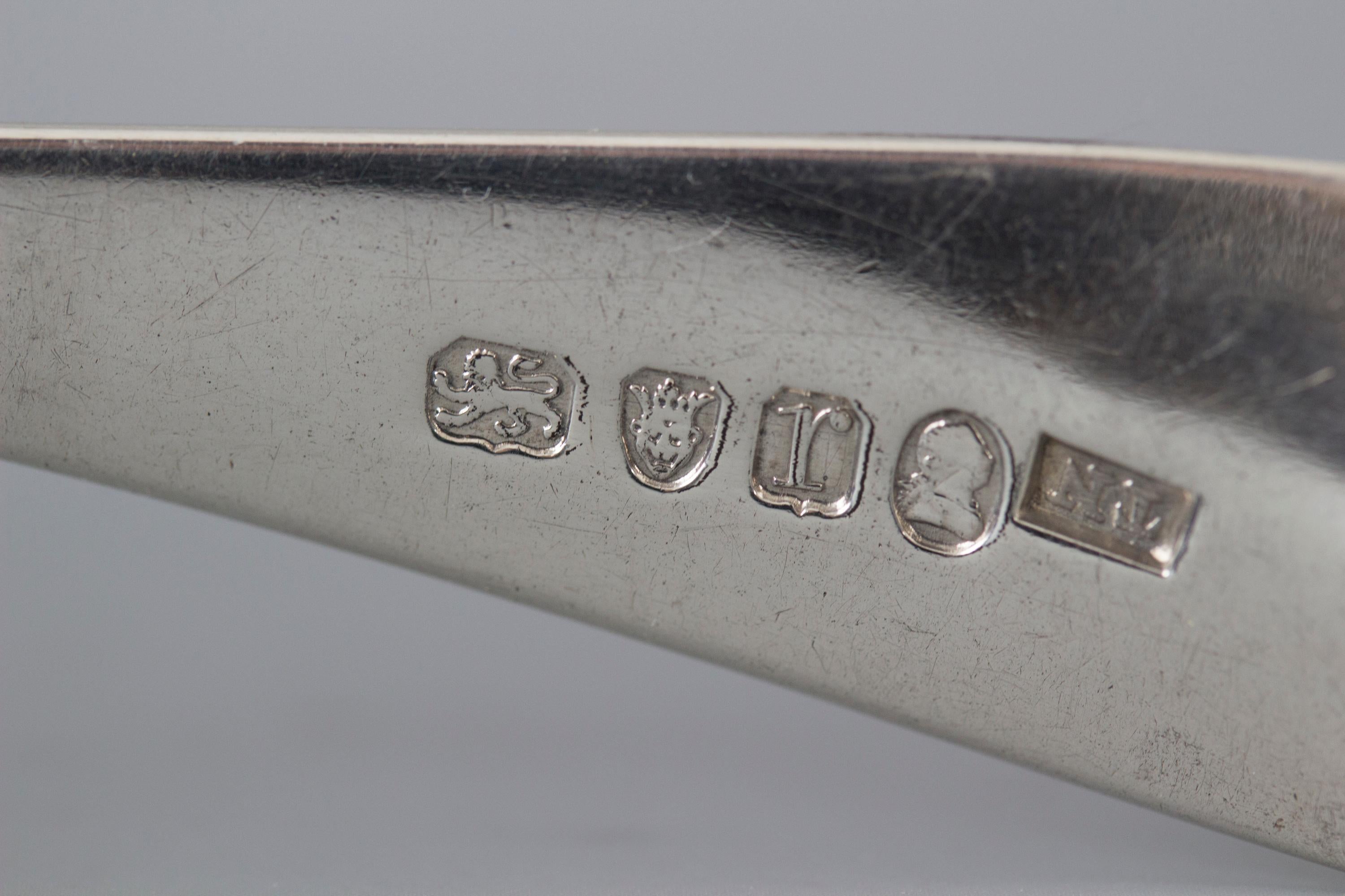 English Pair of Georgian Silver Ladles London, 1792