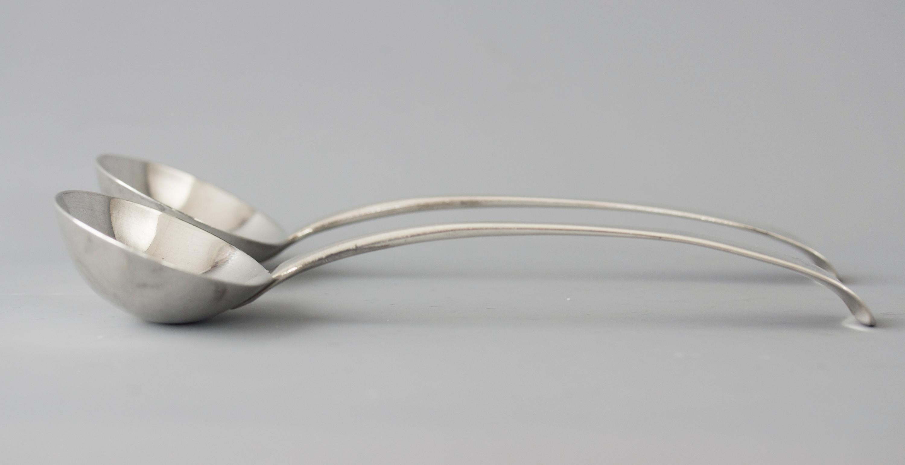 Sterling Silver Pair of Georgian Silver Ladles London, 1792