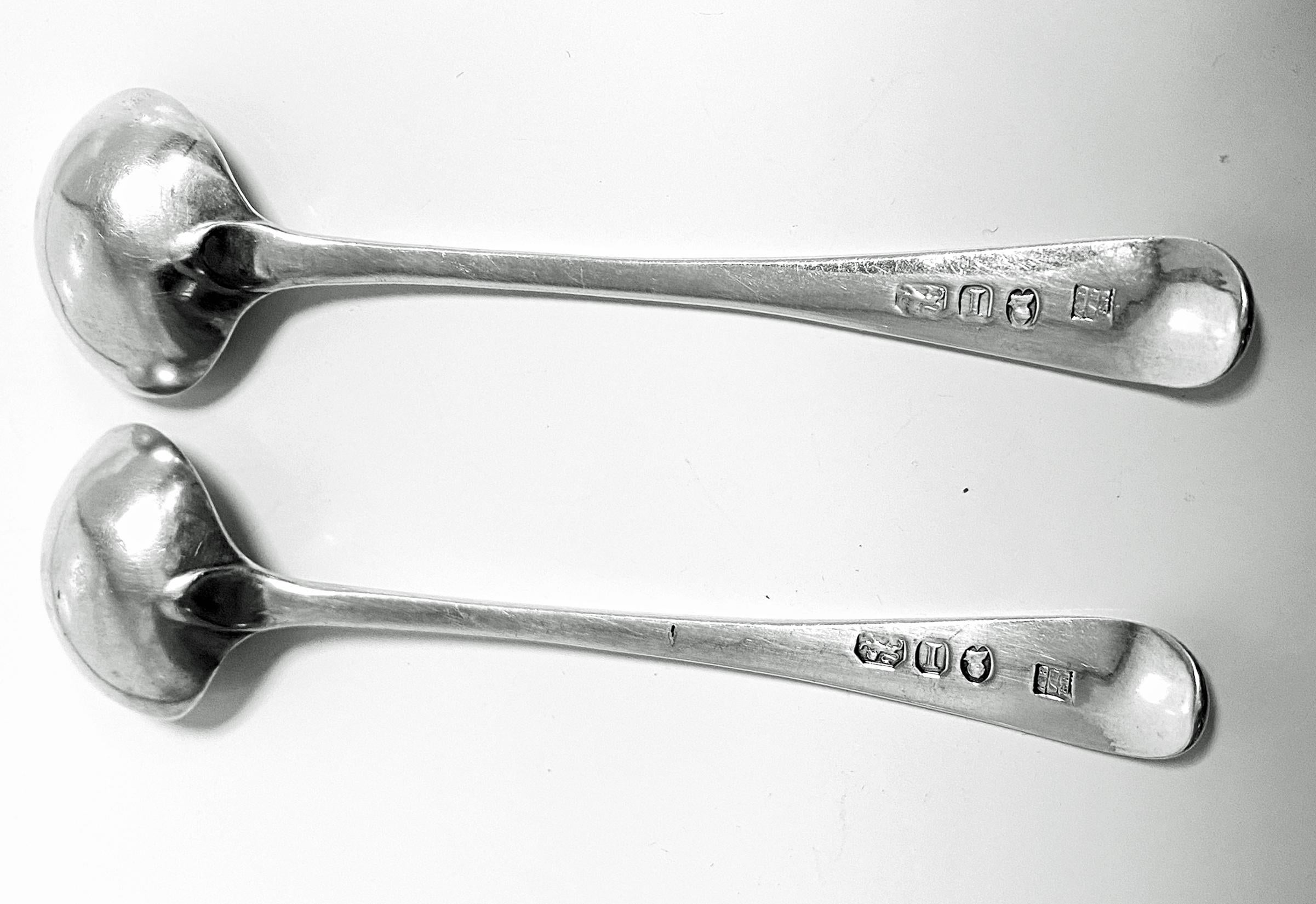 antique silver salt spoons