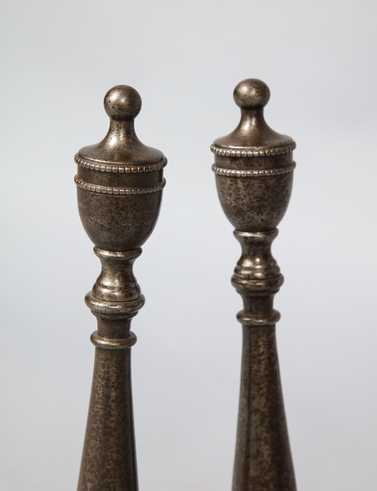 18th Century Pair of Georgian Steel Tool Rests For Sale