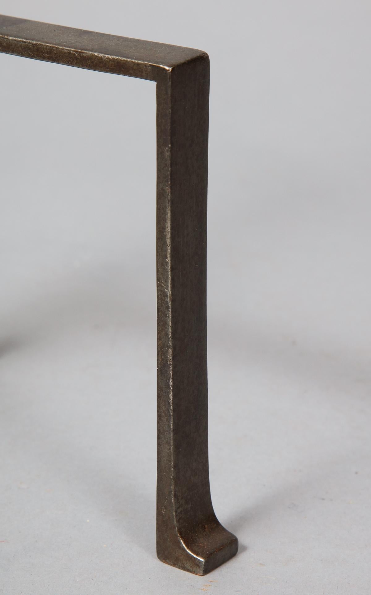 Pair of Georgian Steel Tool Rests For Sale 2