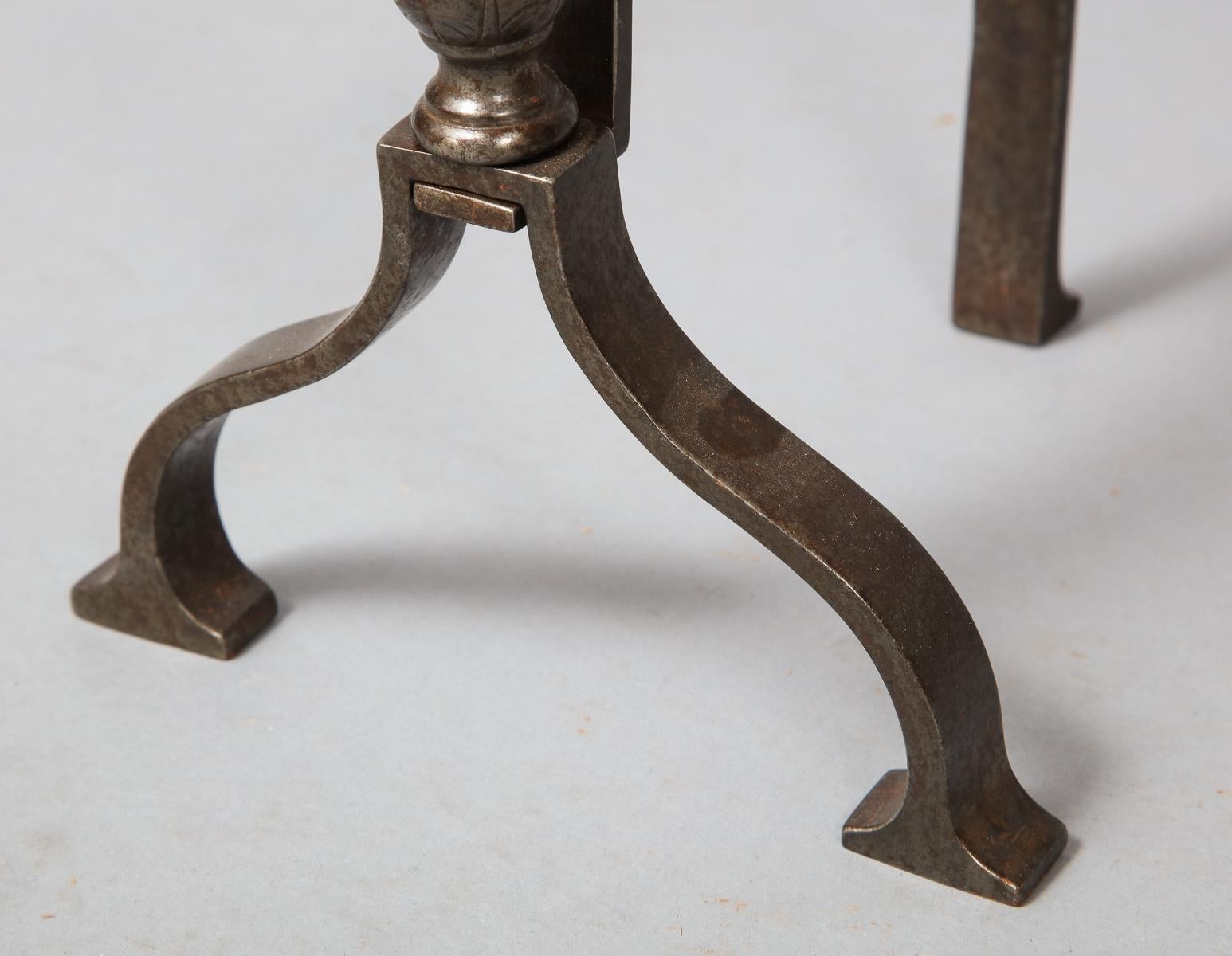 Pair of Georgian Steel Tool Rests For Sale 3