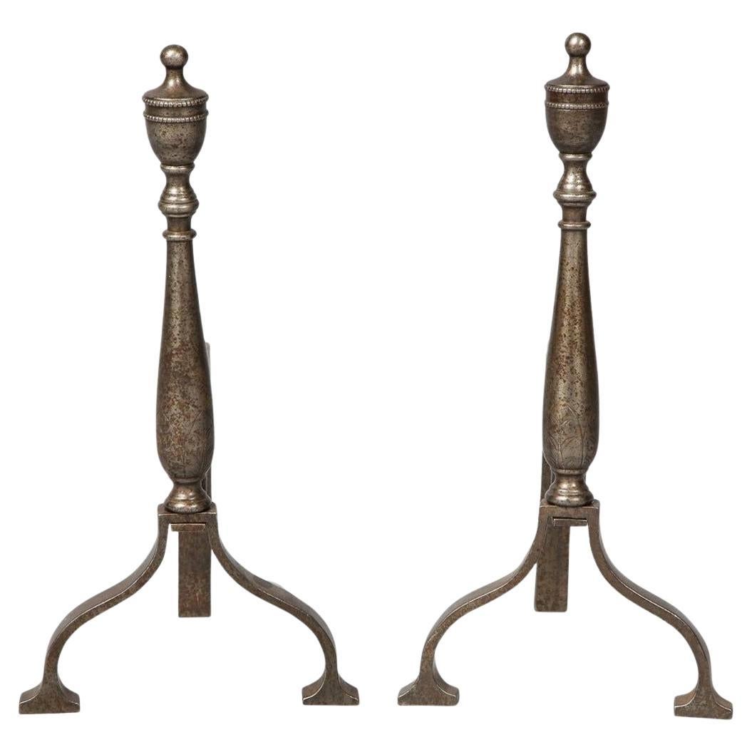 Pair of Georgian Steel Tool Rests For Sale