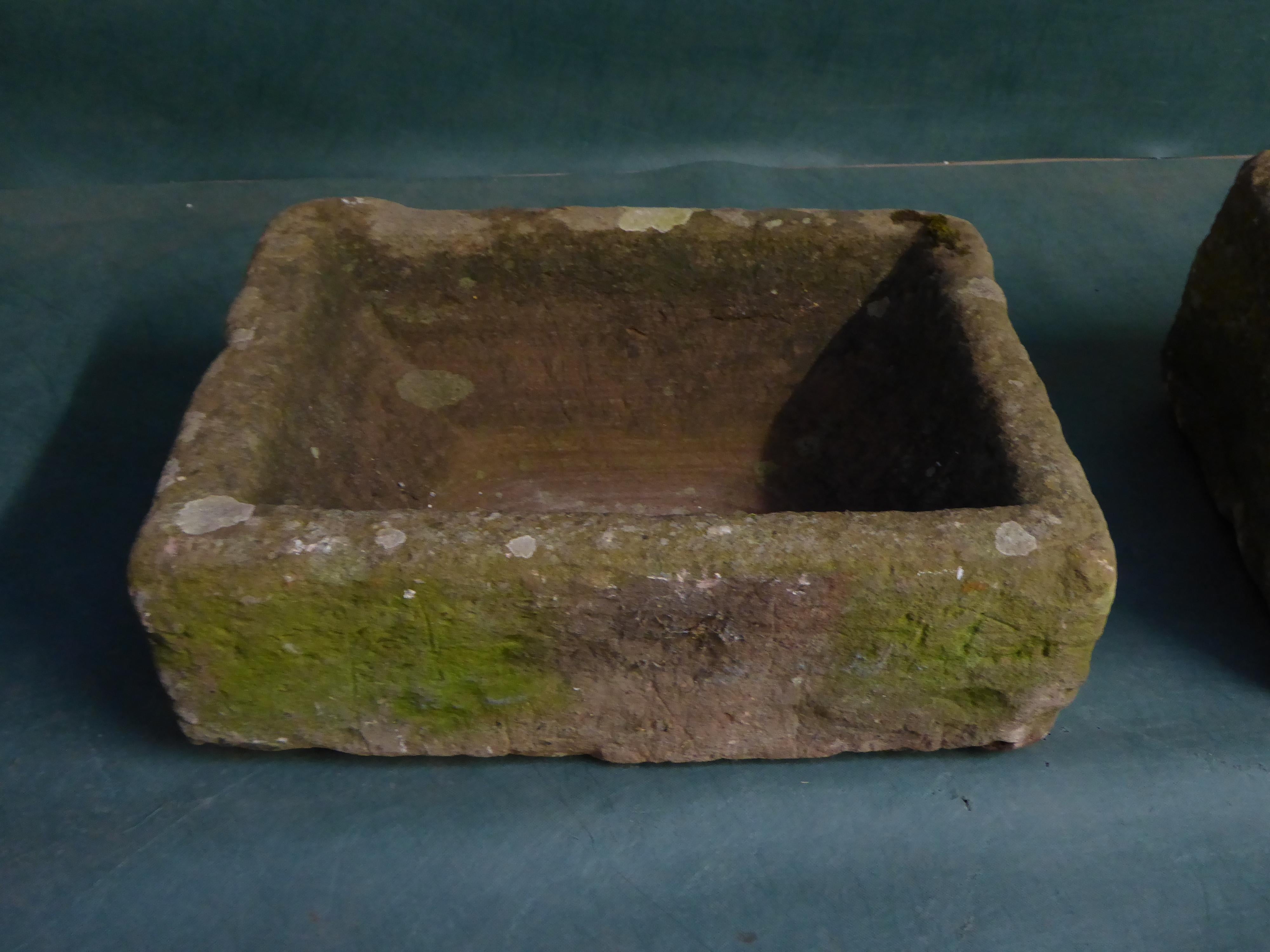 Pair of Georgian stone garden troughs, circa 1820

Measures: 22 inches x 16 inches x 9 inches.