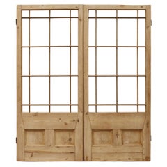 Pair of Georgian Style Doors For Glazing