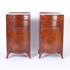 Pair of Georgian Style English Nightstands