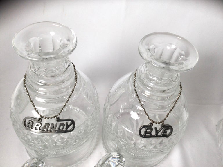 Pair of Style Liquor Decanters For Sale at 1stDibs