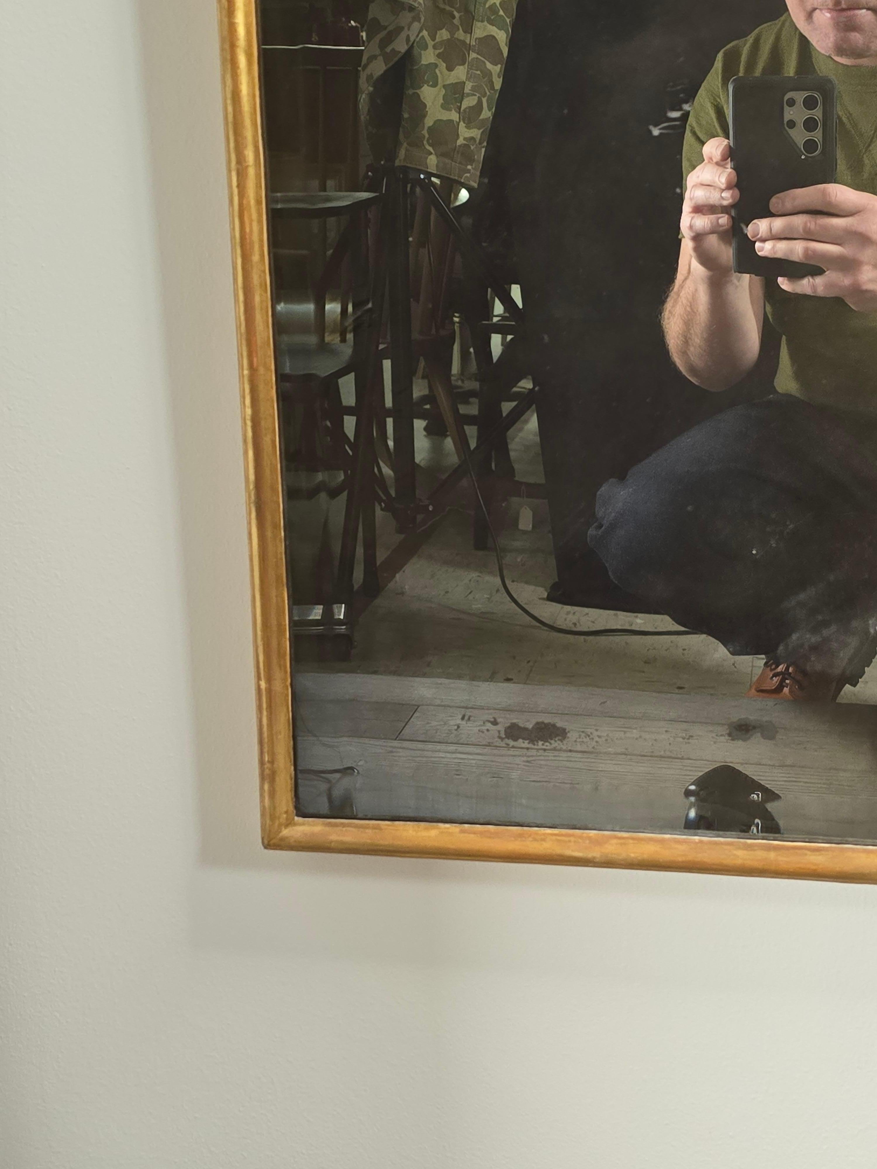 Pair of Georgian Style Split Plate Mirrors manner of John Belchier For Sale 3