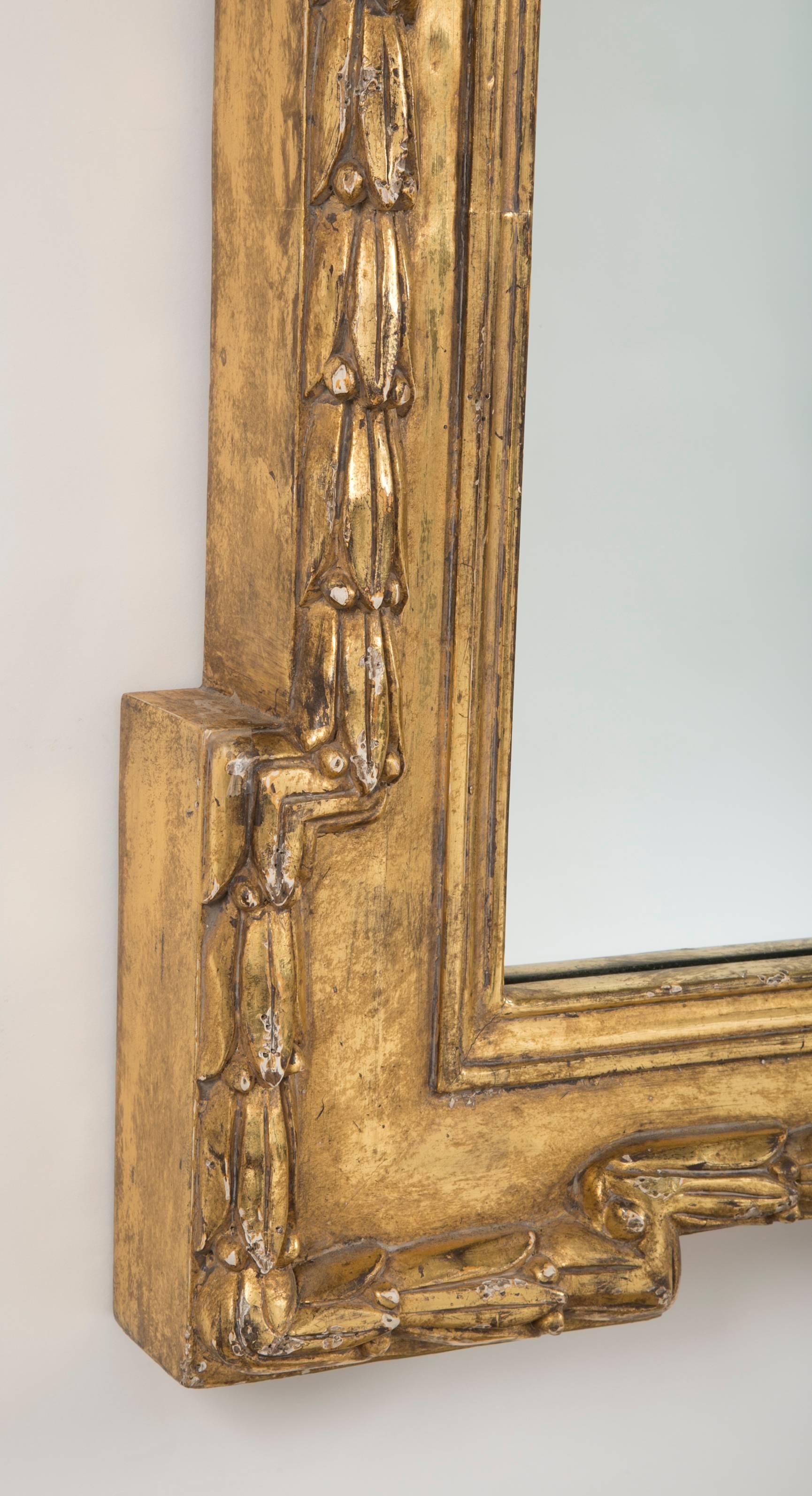 Pair of Georgian Style Water Gilt Mirrors For Sale 3