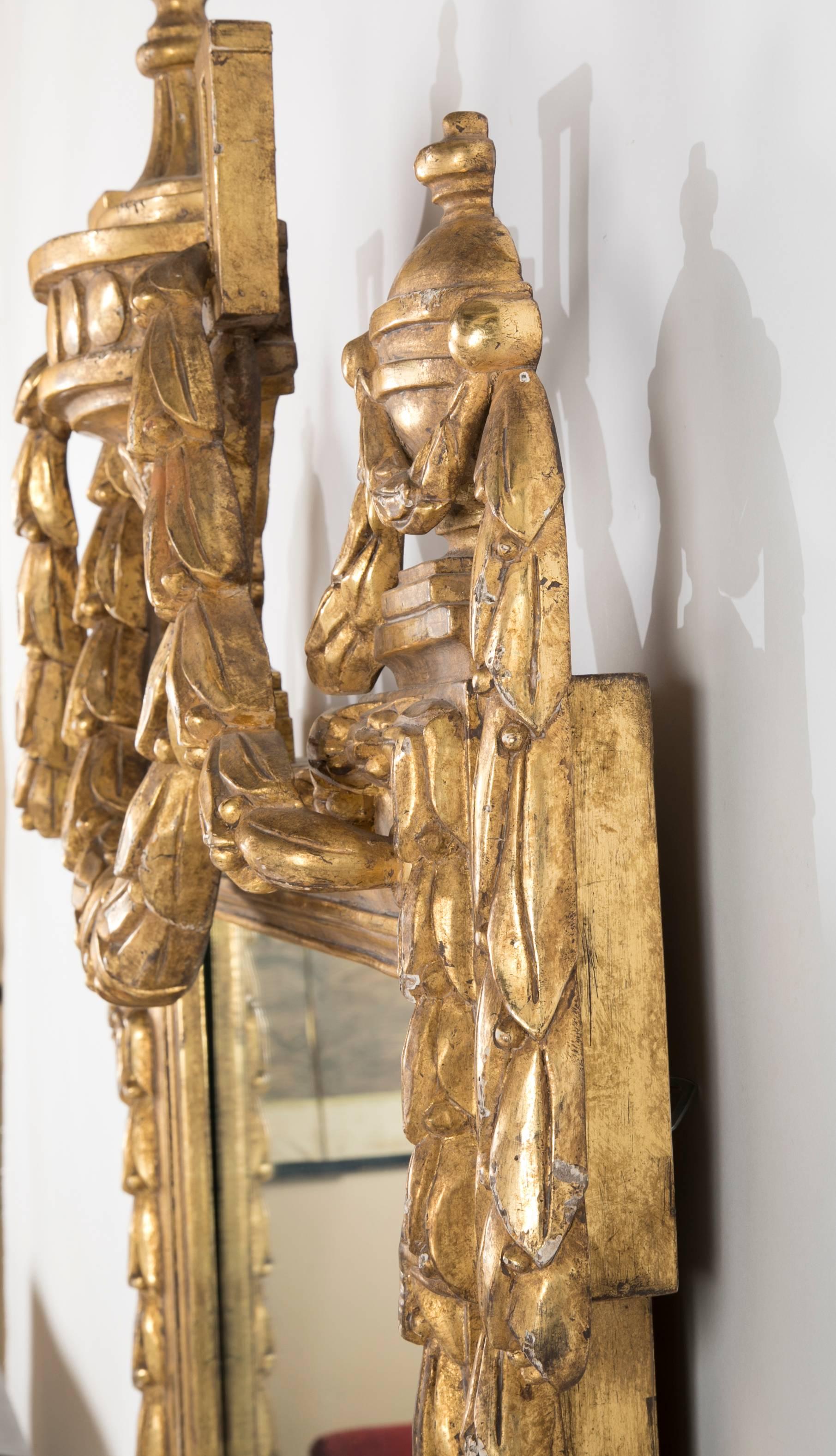 Pair of Georgian Style Water Gilt Mirrors 2