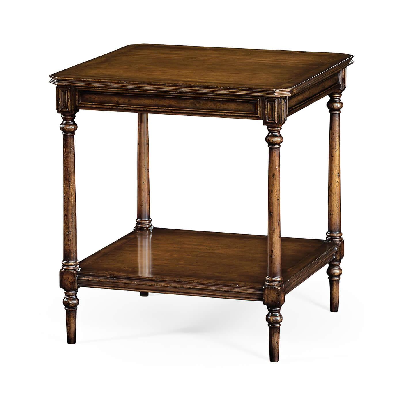 Contemporary Pair of Georgian Walnut Side Table For Sale