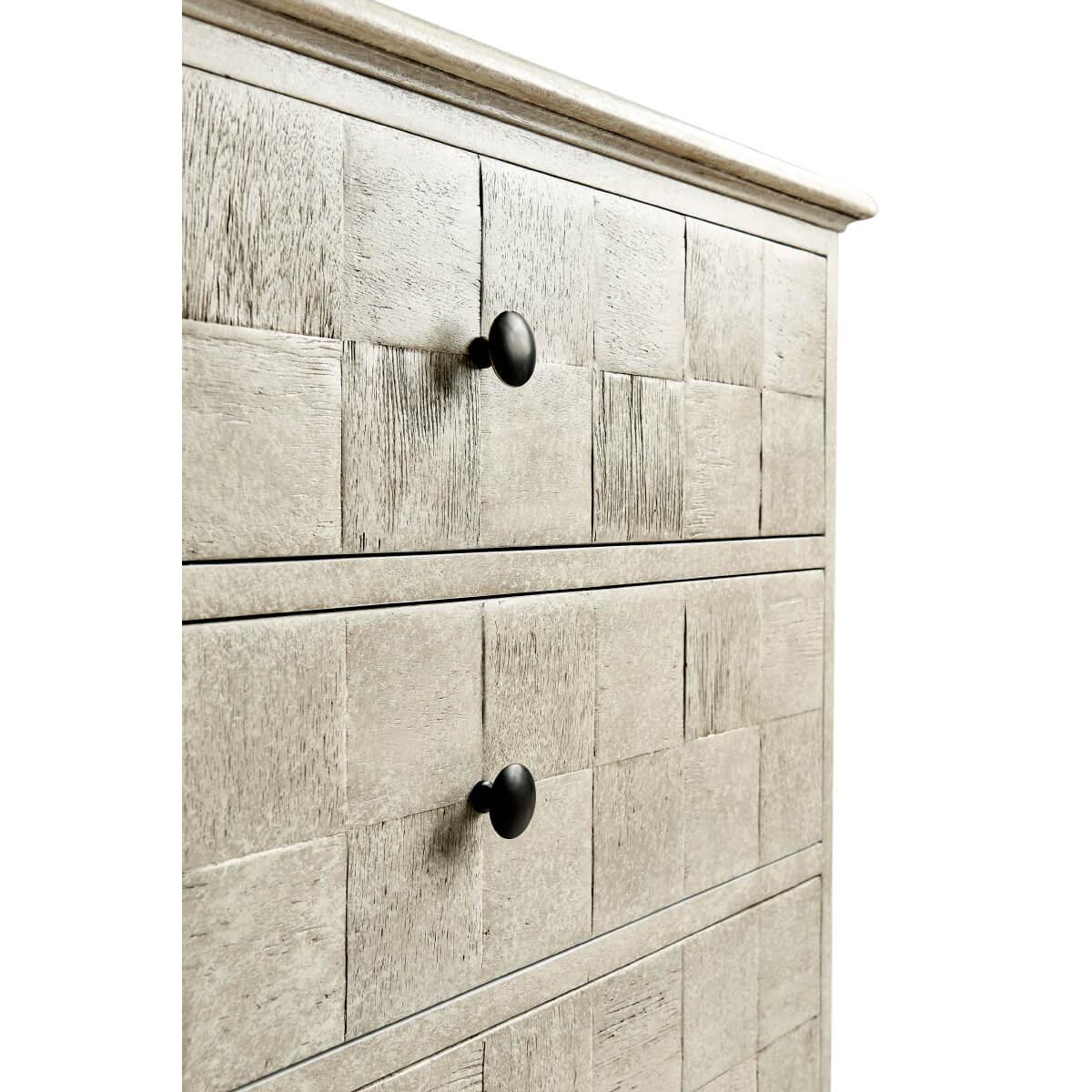 Contemporary Pair of Georgian Whitewash Chests of Drawers