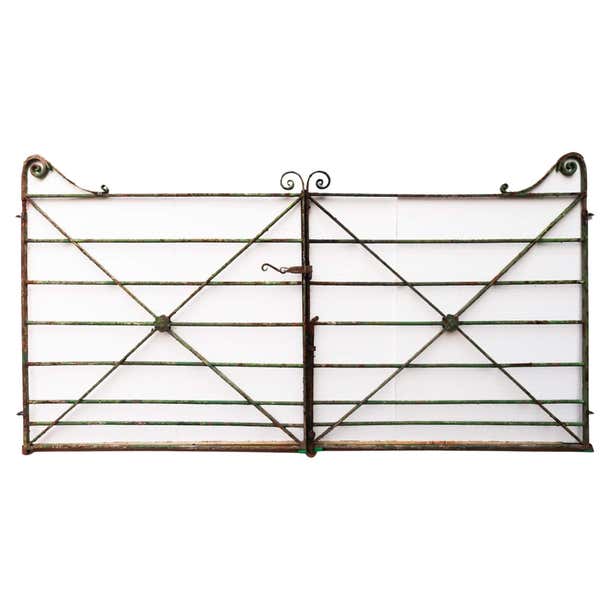 Impressive Gate Pair of Georgian Wrought Iron Estate Gates For Sale at 1stDibs ...