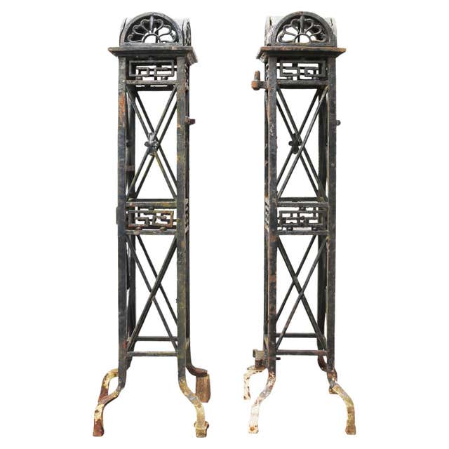 Blacksmith Gate Modern Blacksmith Made Gate with Posts For Sale at 1stDibs | modern ...