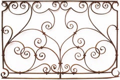 Pair of Georgian Wrought Iron Panels