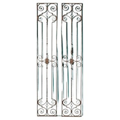 Pair of Georgian Wrought Iron Panels