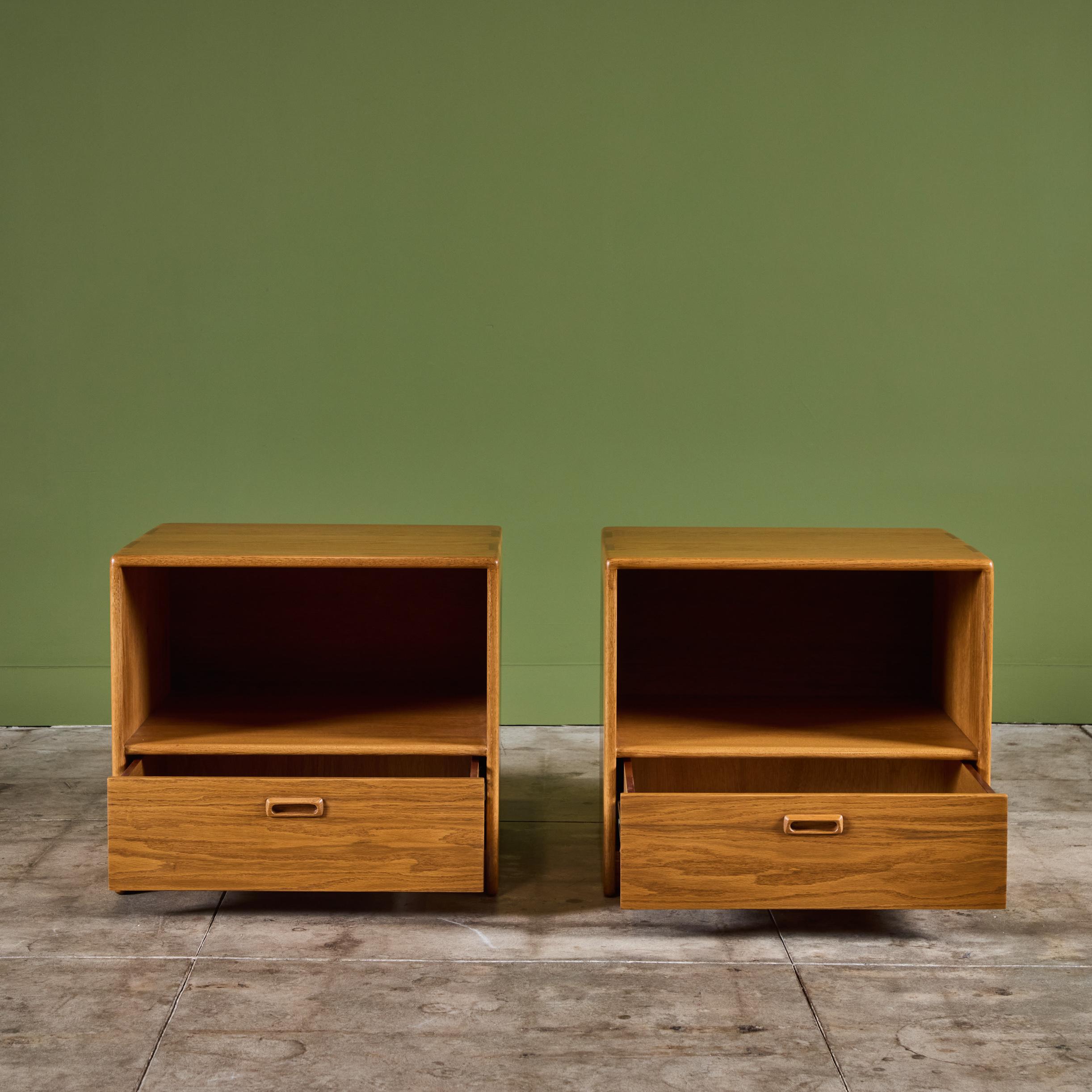 American Pair of Gerald McCabe Nightstands for Eon Furniture For Sale