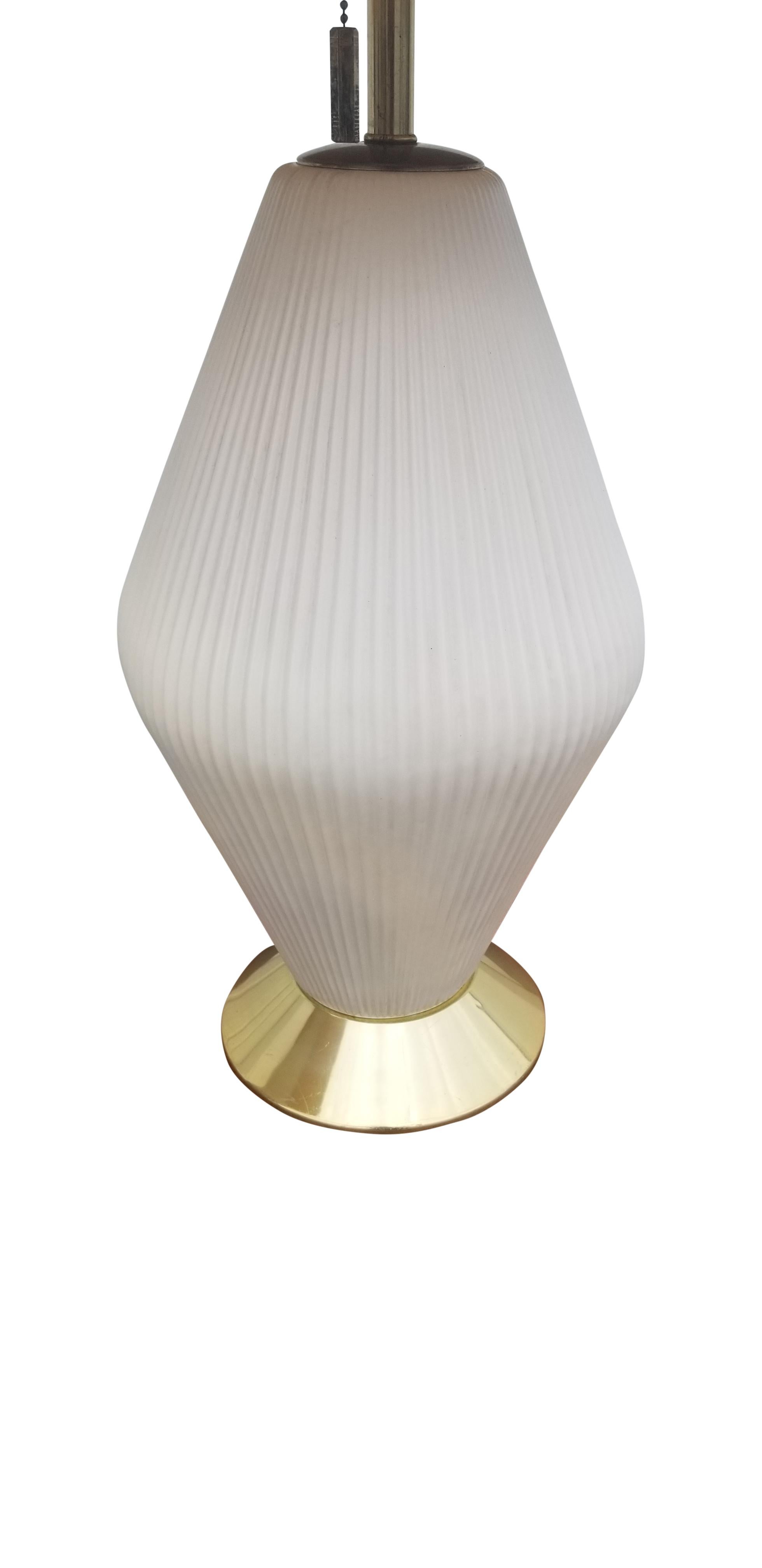 Pair of Gerald Thurston for Lightolier Porcelain Lamps 1