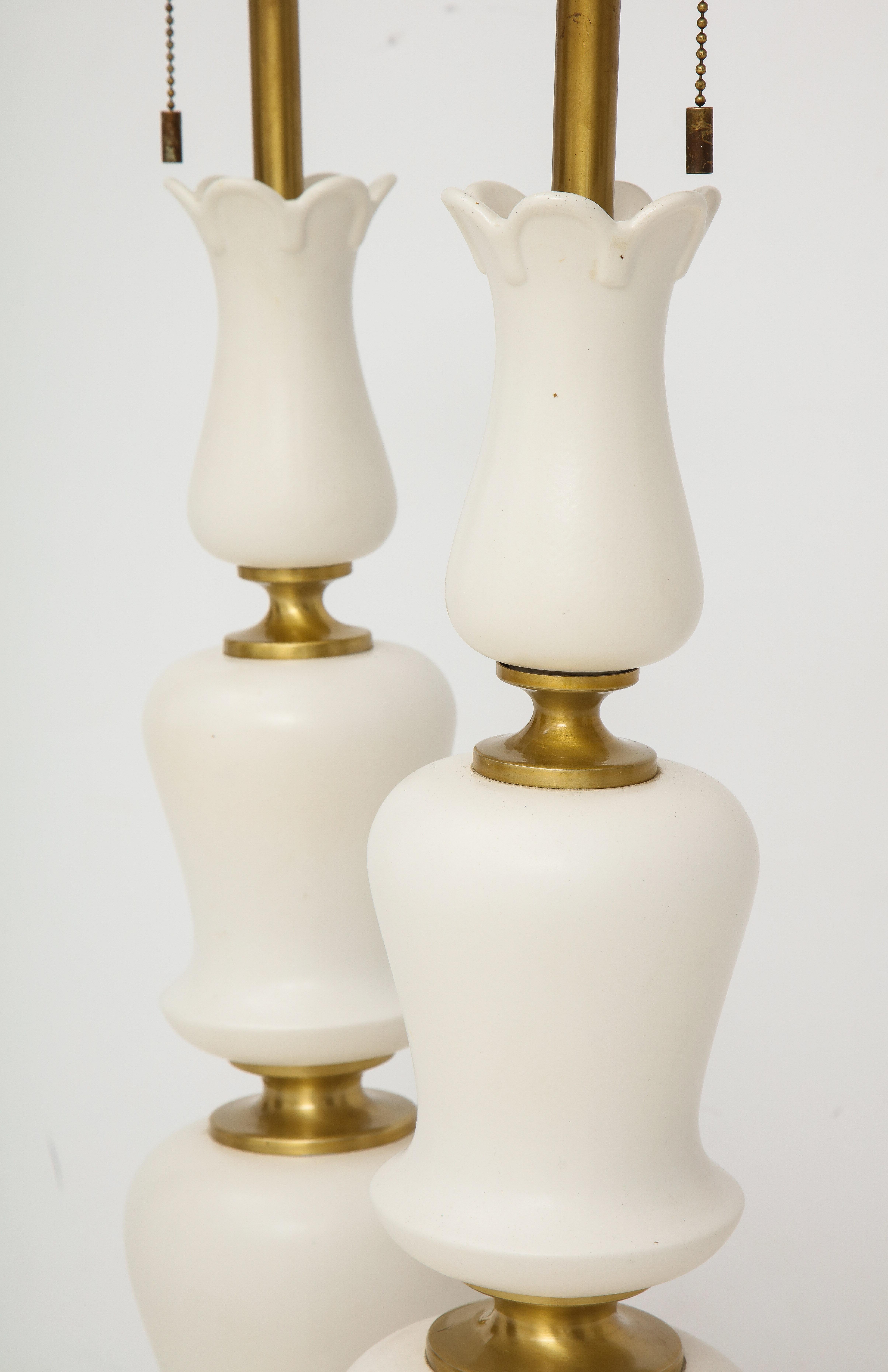 American Pair of Gerald Thurston Lamps For Sale