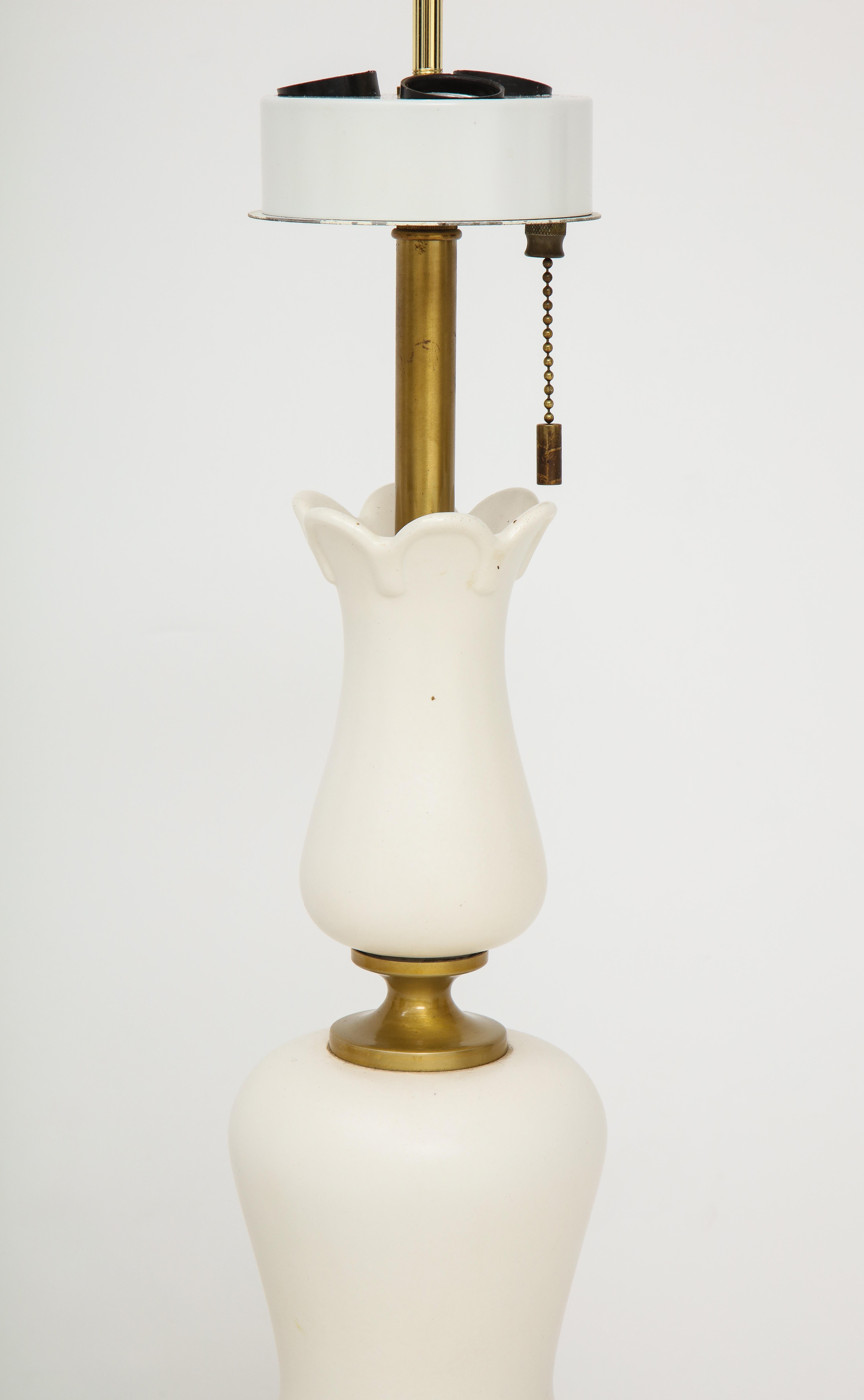 Milieu du XXe siècle Paire de lampes Gerald Thurston en vente