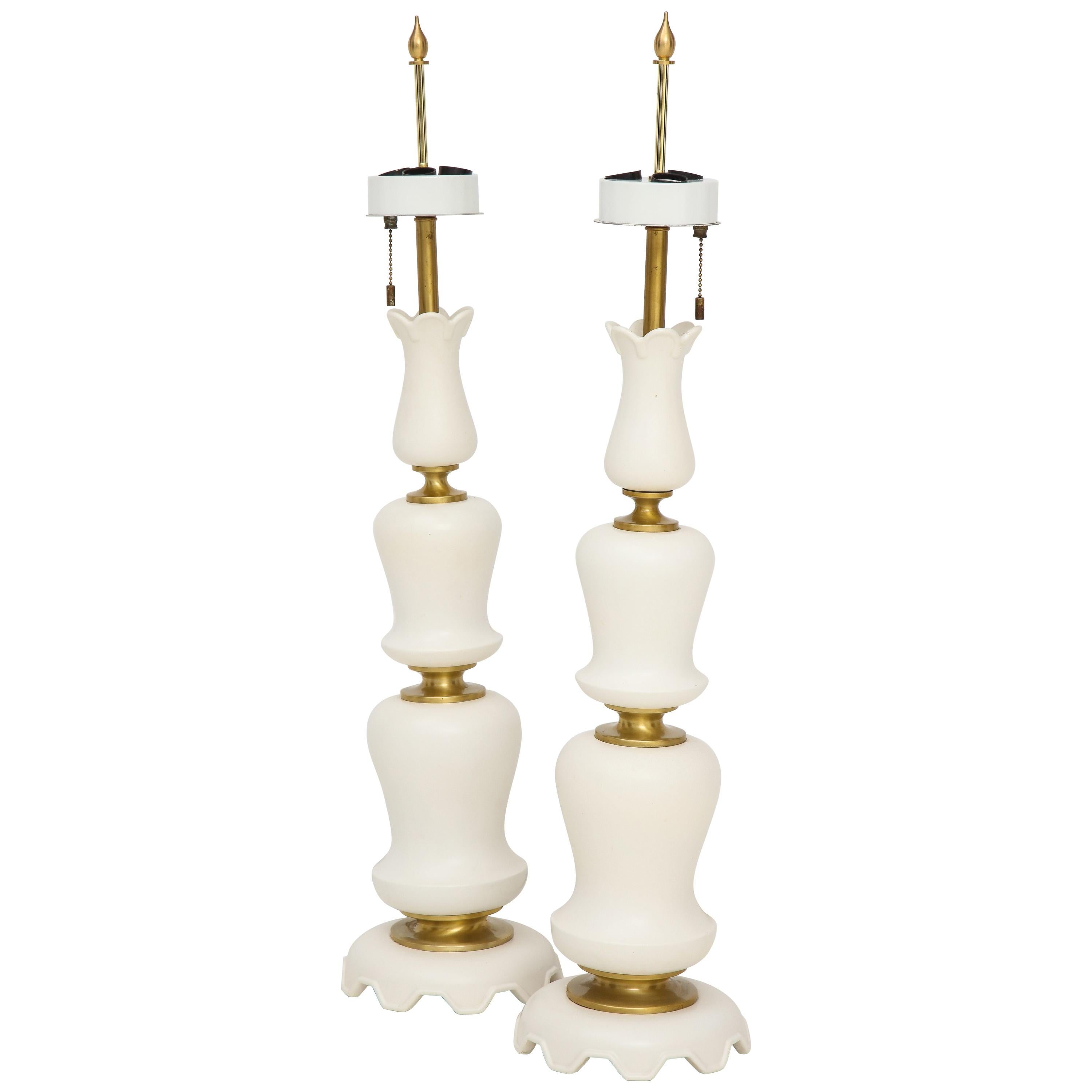 Pair of Gerald Thurston Lamps For Sale