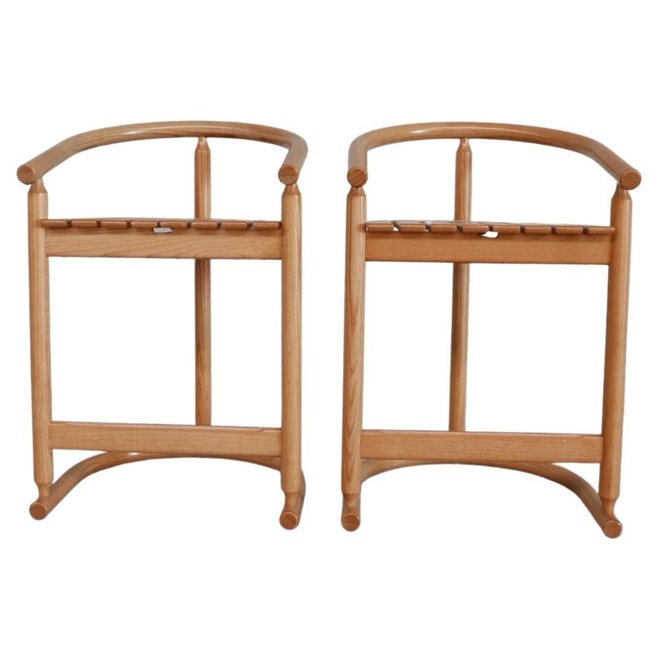 Pair of German Nutcracker Bar Stools at 1stDibs